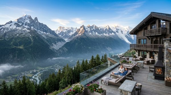Découvrez notre sélection unique des hôtels offrant des vues imprenables sur les montagnes françaises